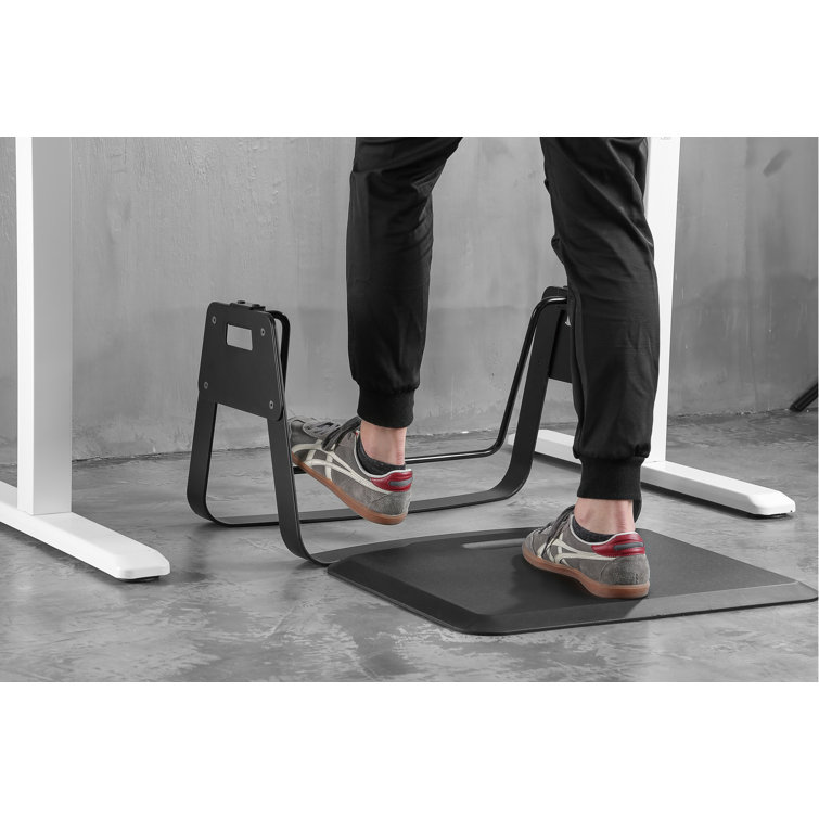 Symple Stuff RubberisedGel Foam AntiFatigue Standing Desk Mat Black